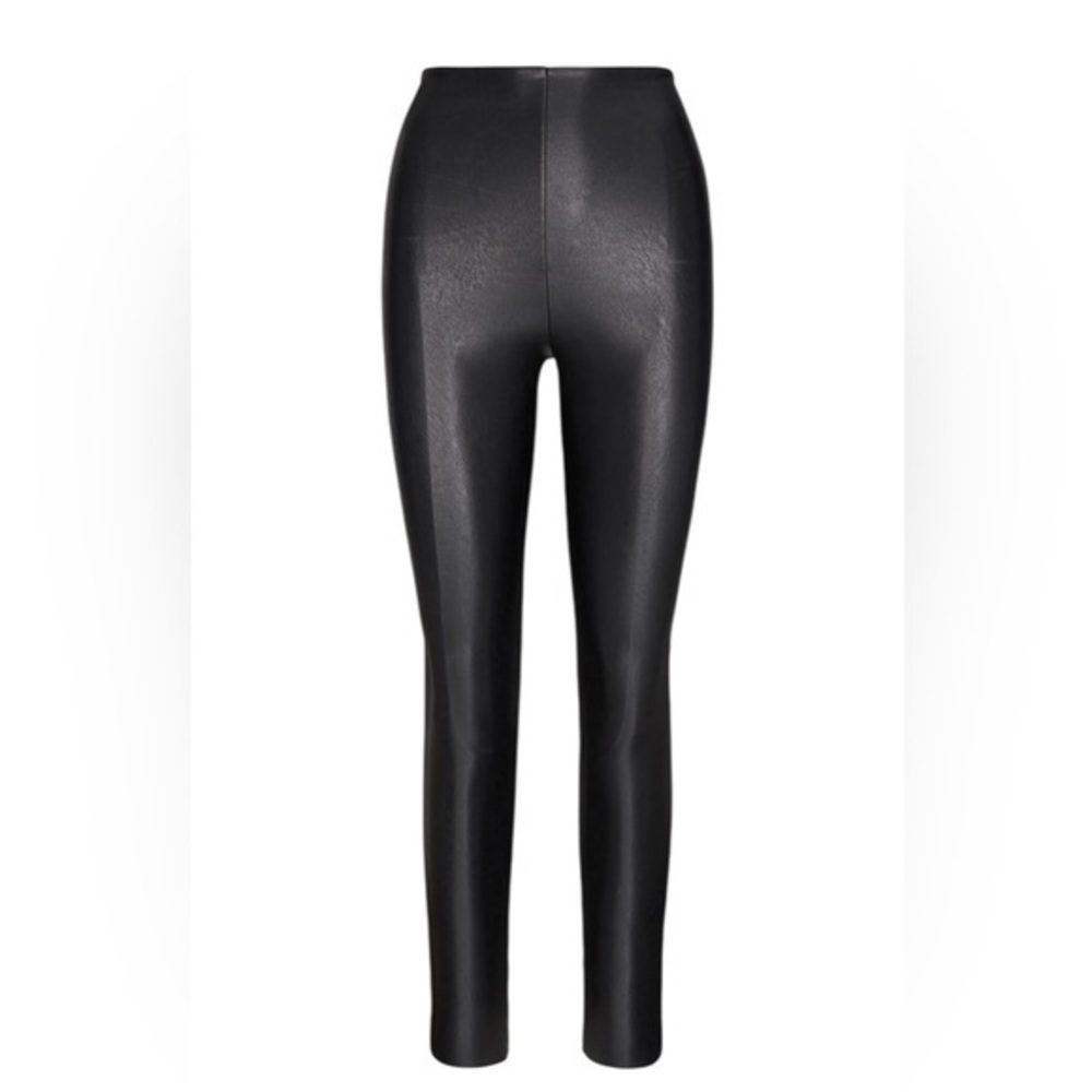 Commando Control Top Faux Leather Leggings Black Pants